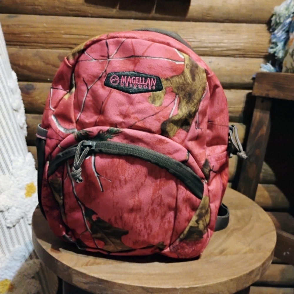 Magellan Outdoors Pink Camo Mini Backpack